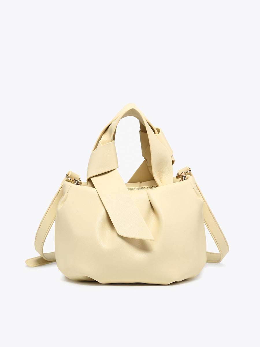 Beck Vegan Bucket Bag in Sunflower - Jen & Co. vegan handbag