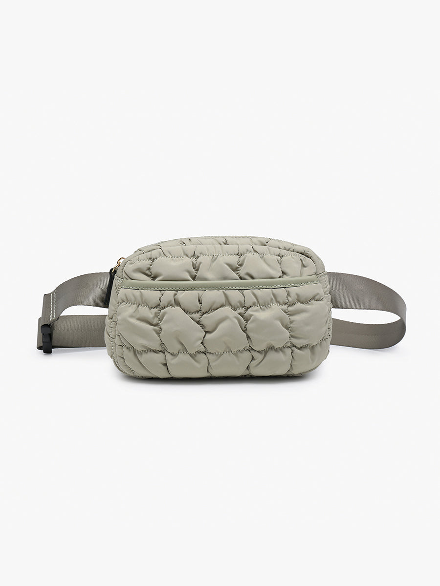 lululemon grey camo belt bag Chrissy Quilted Nylon Belt Bag – Jen & Co