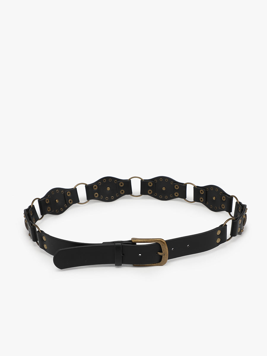 Western Belt w/ Studs - Jen & Co. vegan handbag