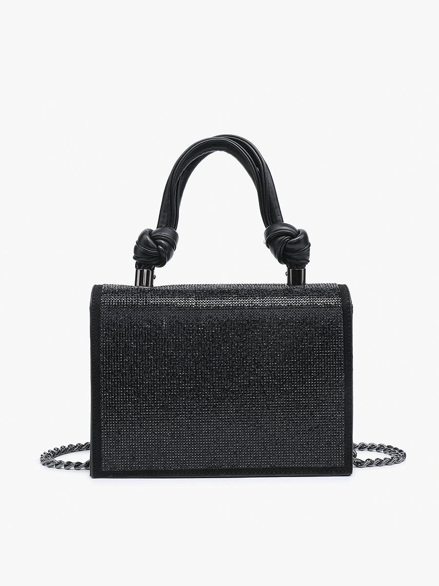 Remi Rhinestone Crossbody - Jen & Co. vegan handbag