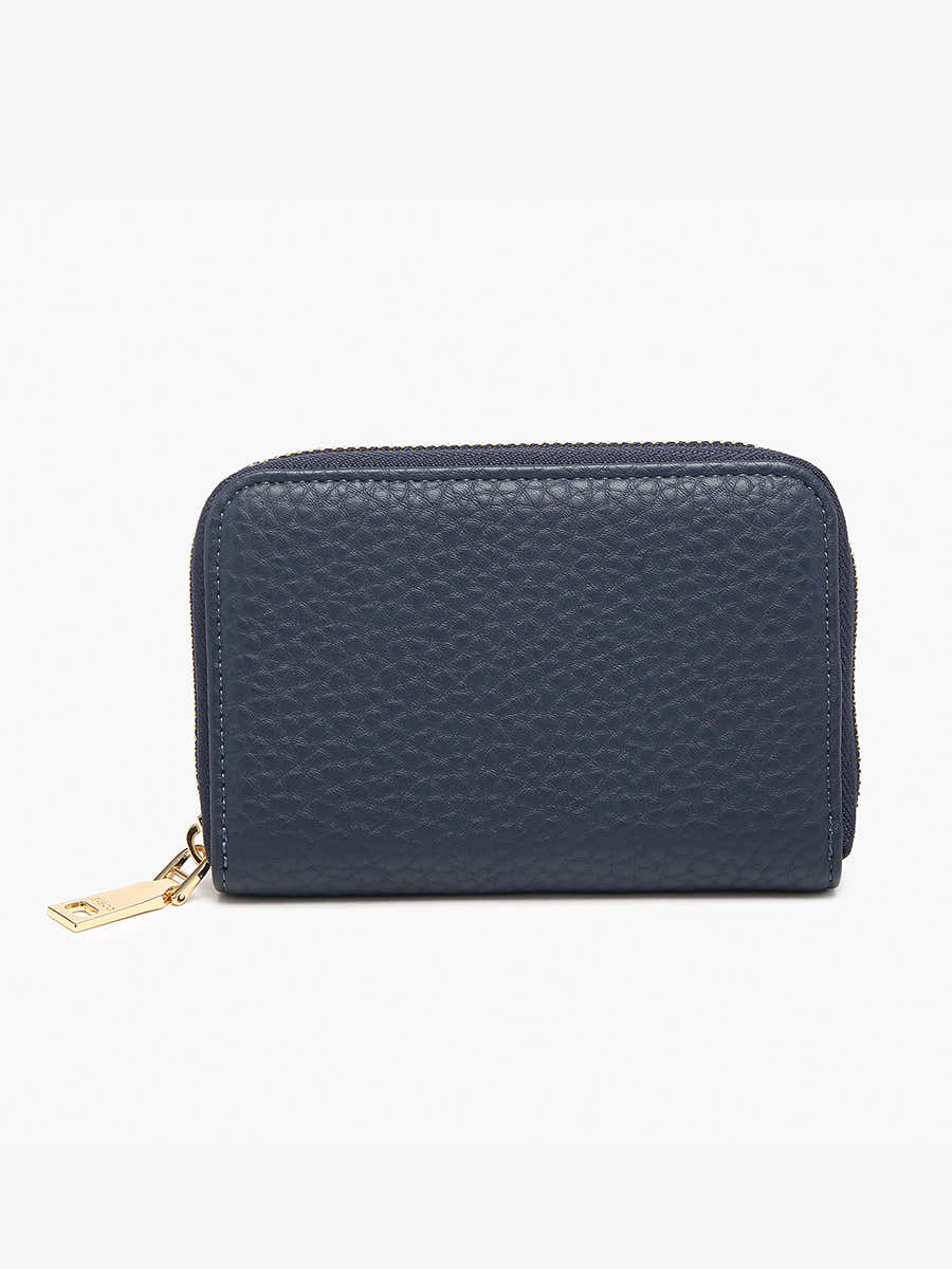 Alessia Vegan Zip-Around Wallet – Jen & Co.