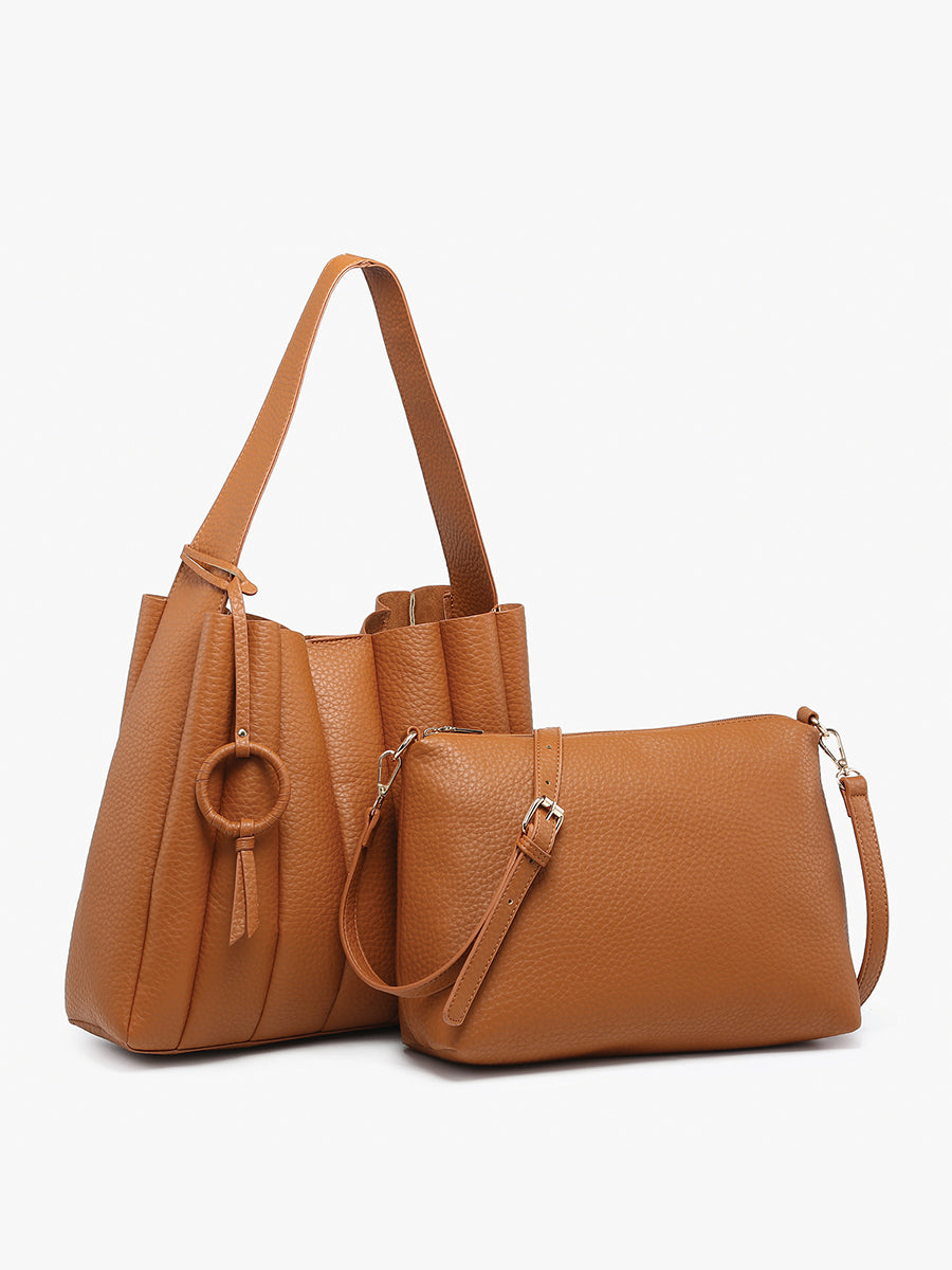 Josie Vegan Pleated Tote