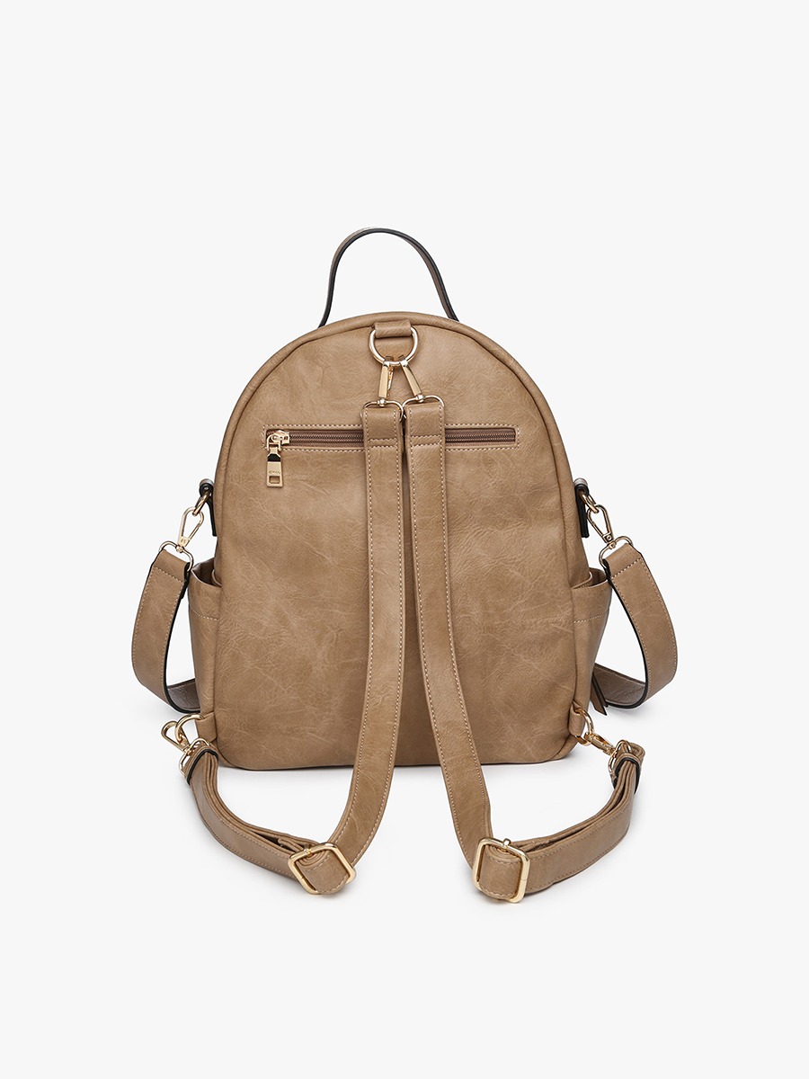 Lillia Vegan Convertible Backpack - Jen & Co. vegan handbag