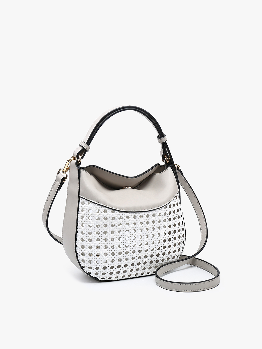 Evans Vegan Rattan Crossbody