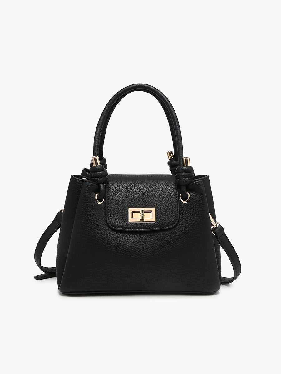 ノーブランド　ハンドバッグ Zoey Vegan Triple Compartment Satchel – Jen & Co.