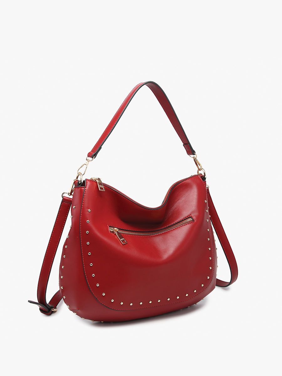 Aurelia Vegan Studded Hobo