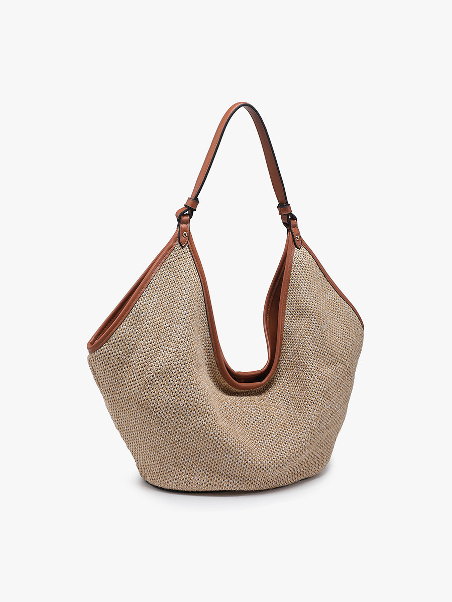 Cecilia Vegan Woven Hobo