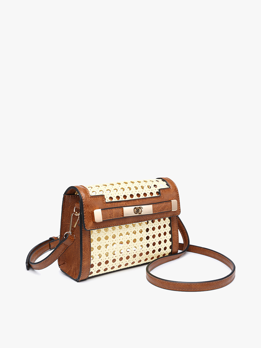 Etta Vegan Rattan Crossbody