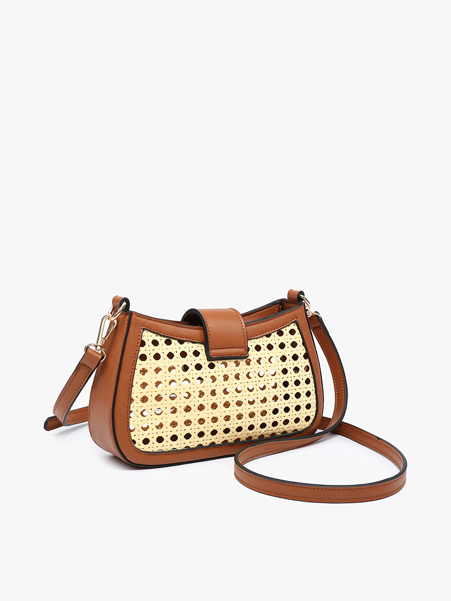 Miller Vegan Rattan Crossbody