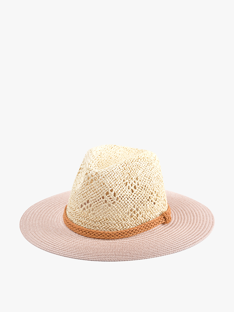 Blanche Two-Tone Hat