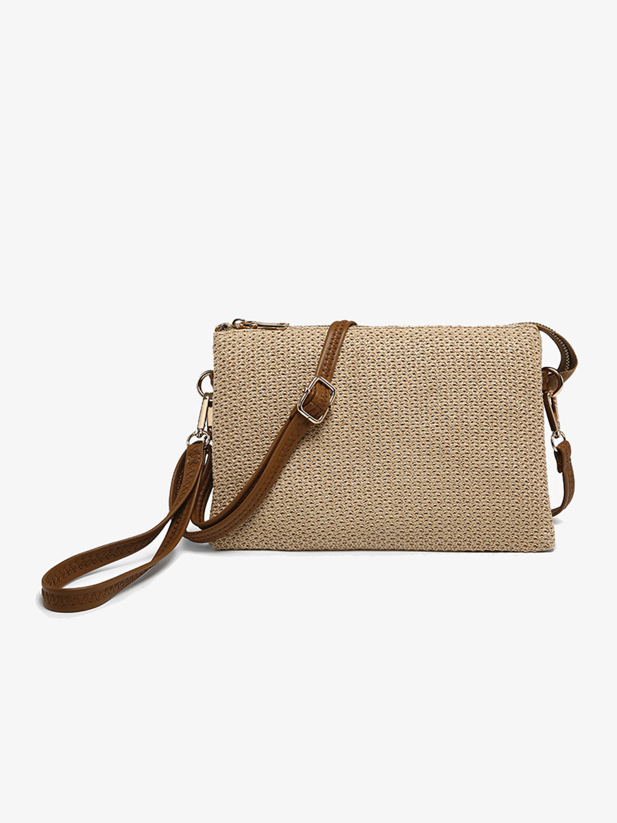 Izzy Vegan Straw Woven Crossbody – Jen & Co.