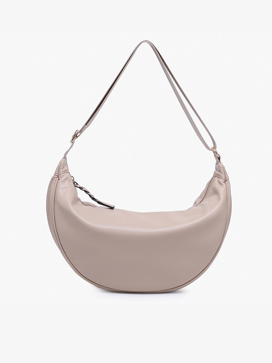 Stella Vegan Sling Bag Sand - Jen & Co. vegan handbag