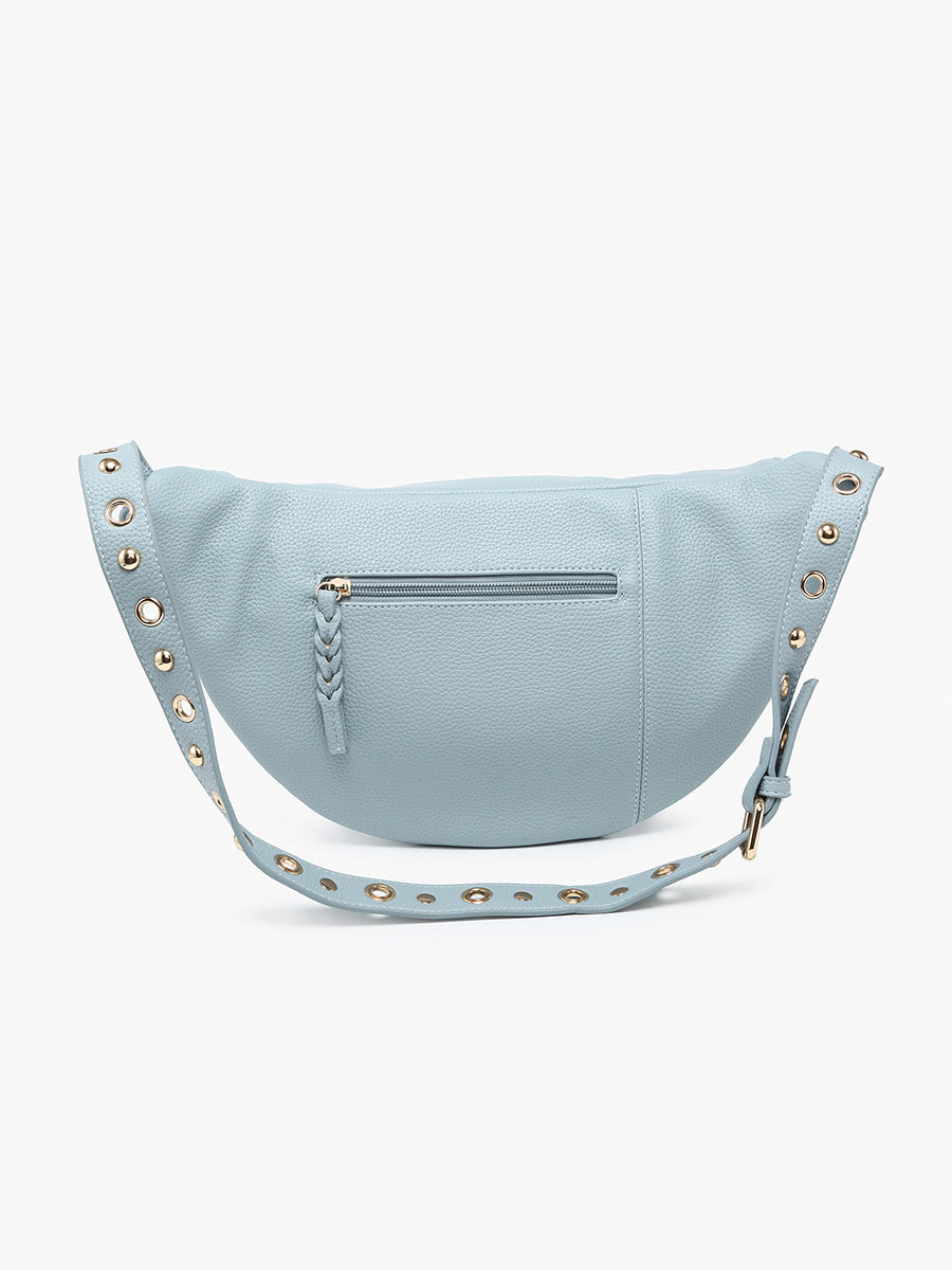Nova Vegan Studded Belt Bag - Jen & Co. vegan handbag