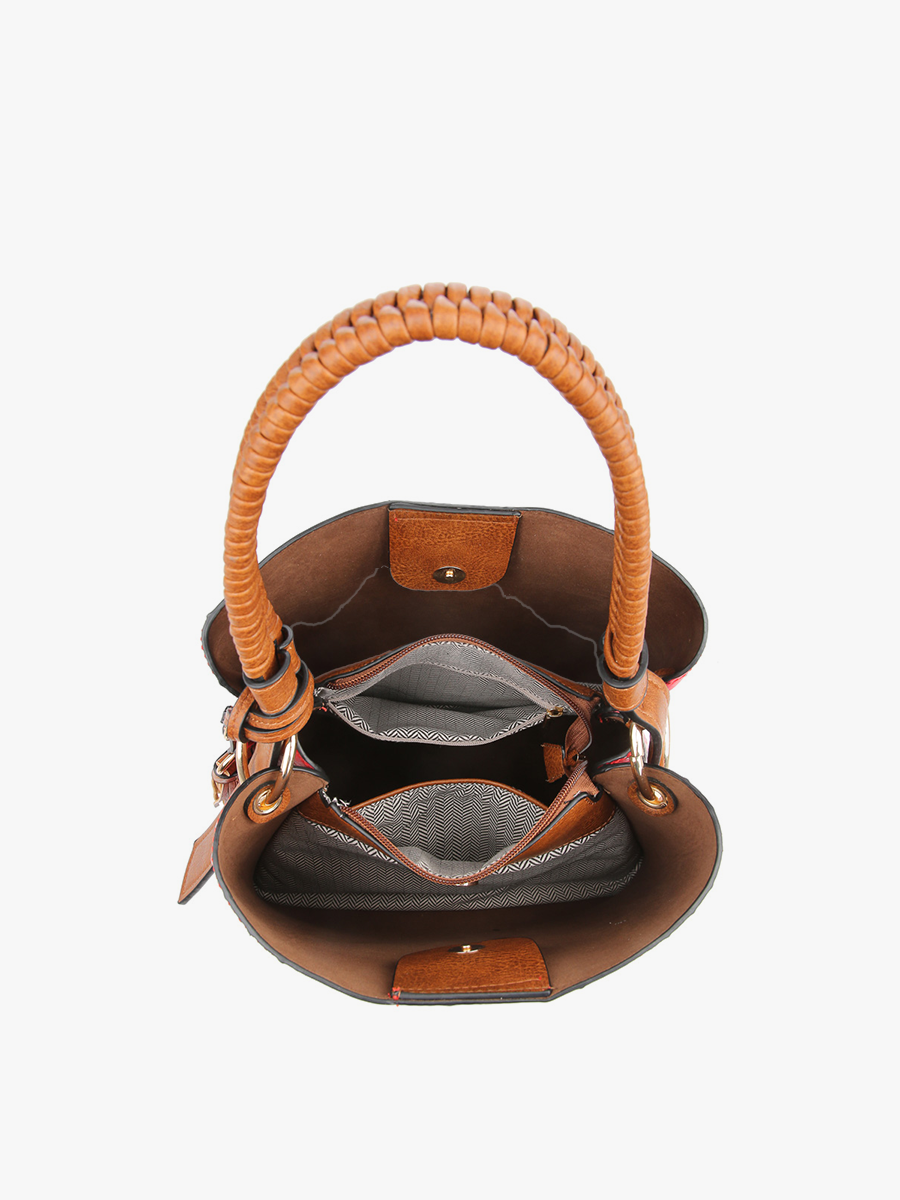 Olivia Vegan Animal Print Hobo