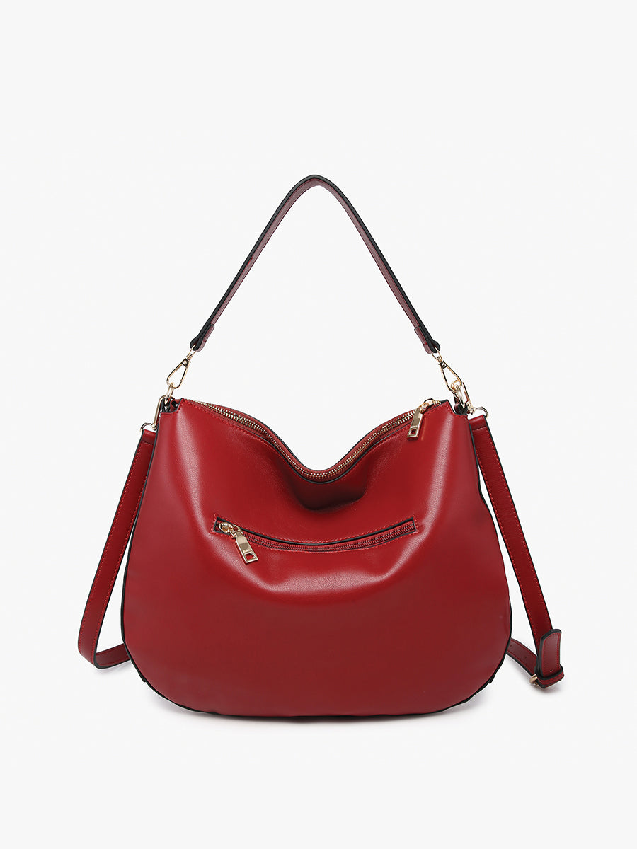 Aurelia Vegan Studded Hobo in - Jen & Co. vegan handbag