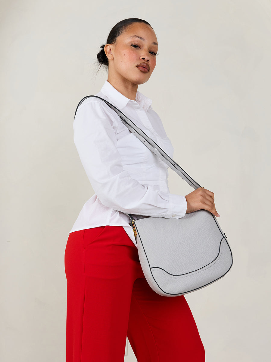 Poppy Vegan Paneled Crossbody - Jen & Co. vegan handbag