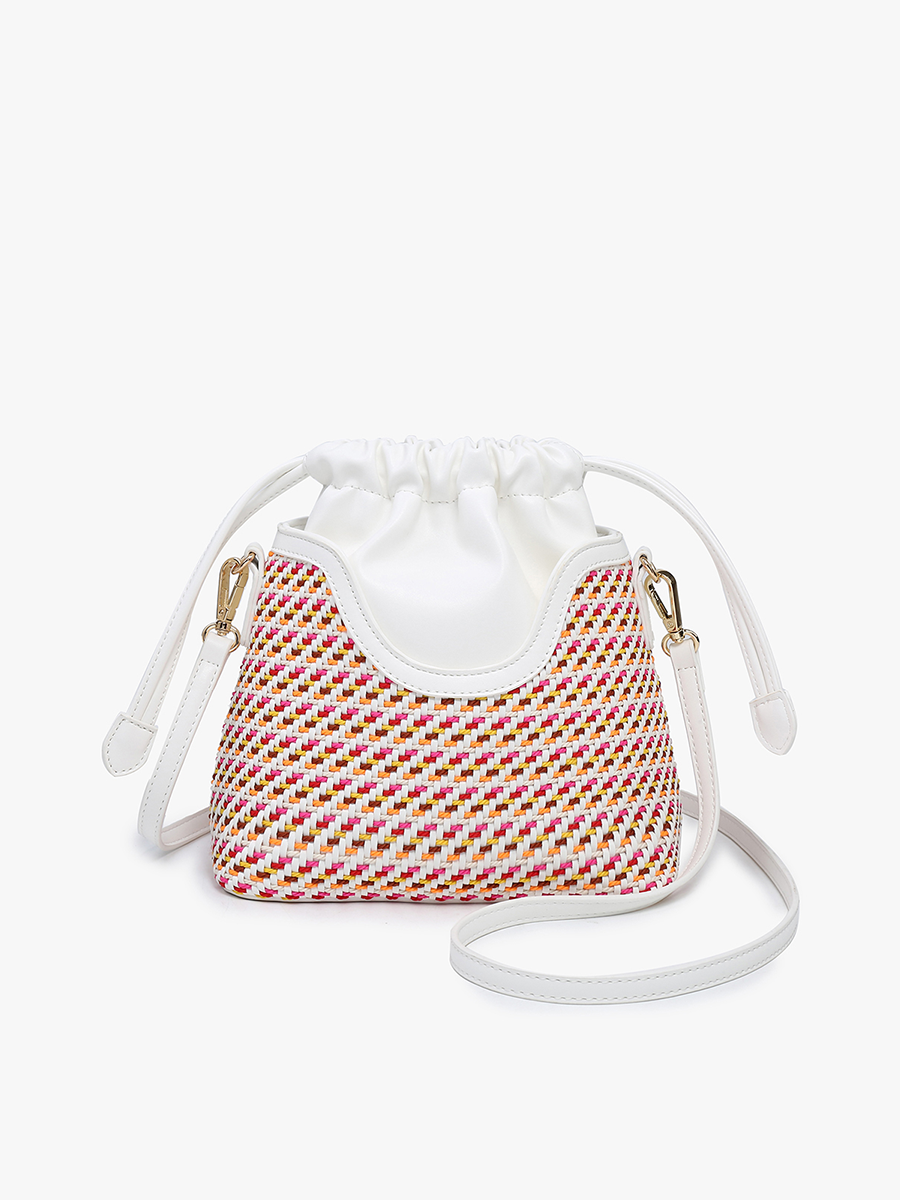 Juniper Vegan Woven Bucket Bag