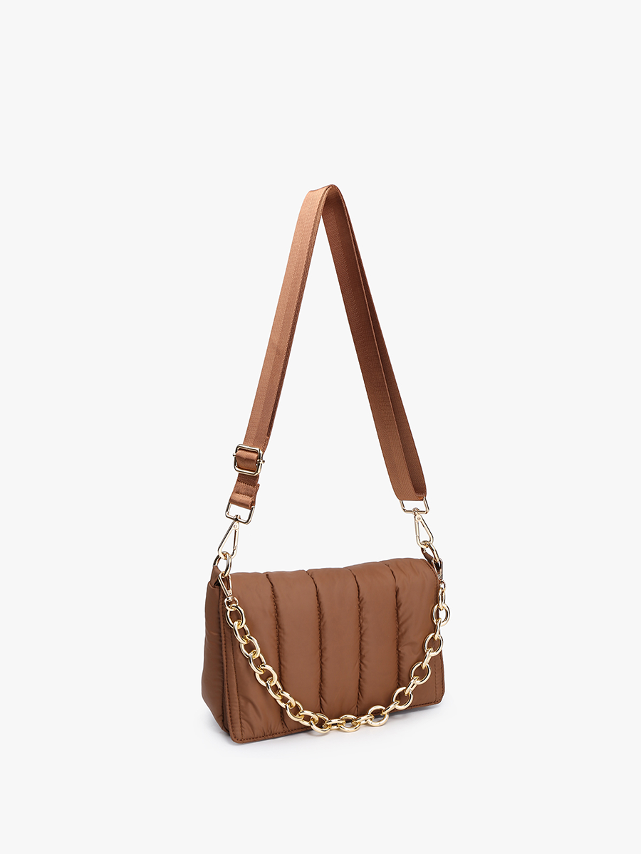 Lala Vegan Quilted Chain Crossbody