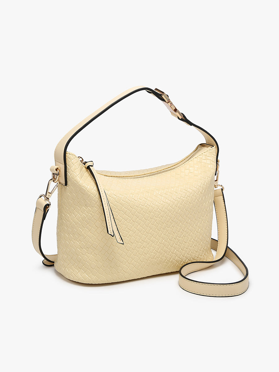 Kinsley Vegan Faux Woven Satchel