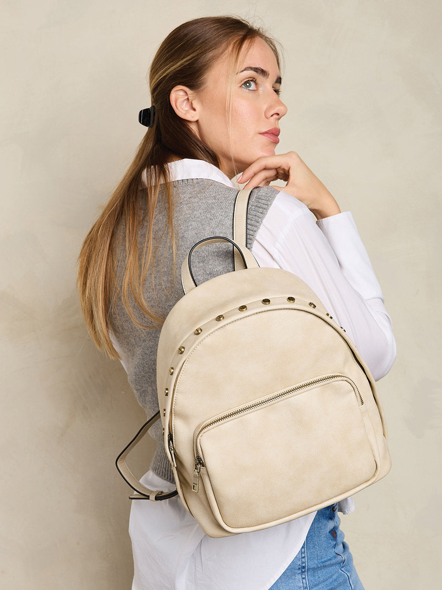 Sariya Vegan Studded Backpack - Jen & Co. vegan handbag