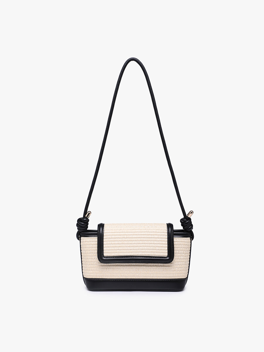 Oaklynn Vegan Straw Crossbody