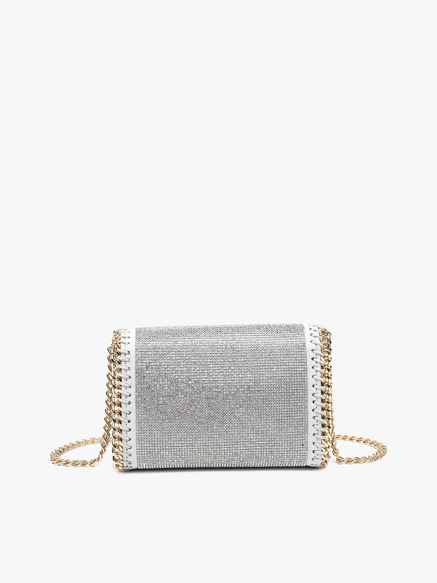 Colette Vegan Chain Detail Crossbody - Jen & Co. vegan handbag