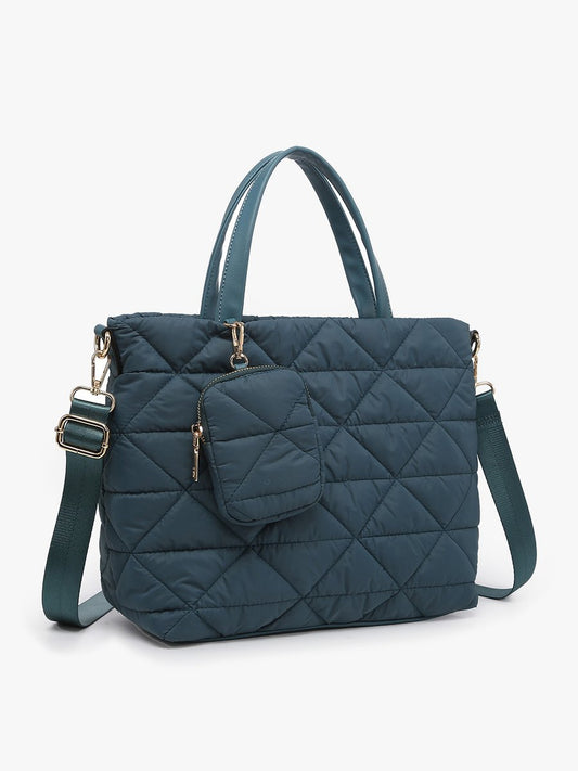 Scout Vegan Quilted Satchel