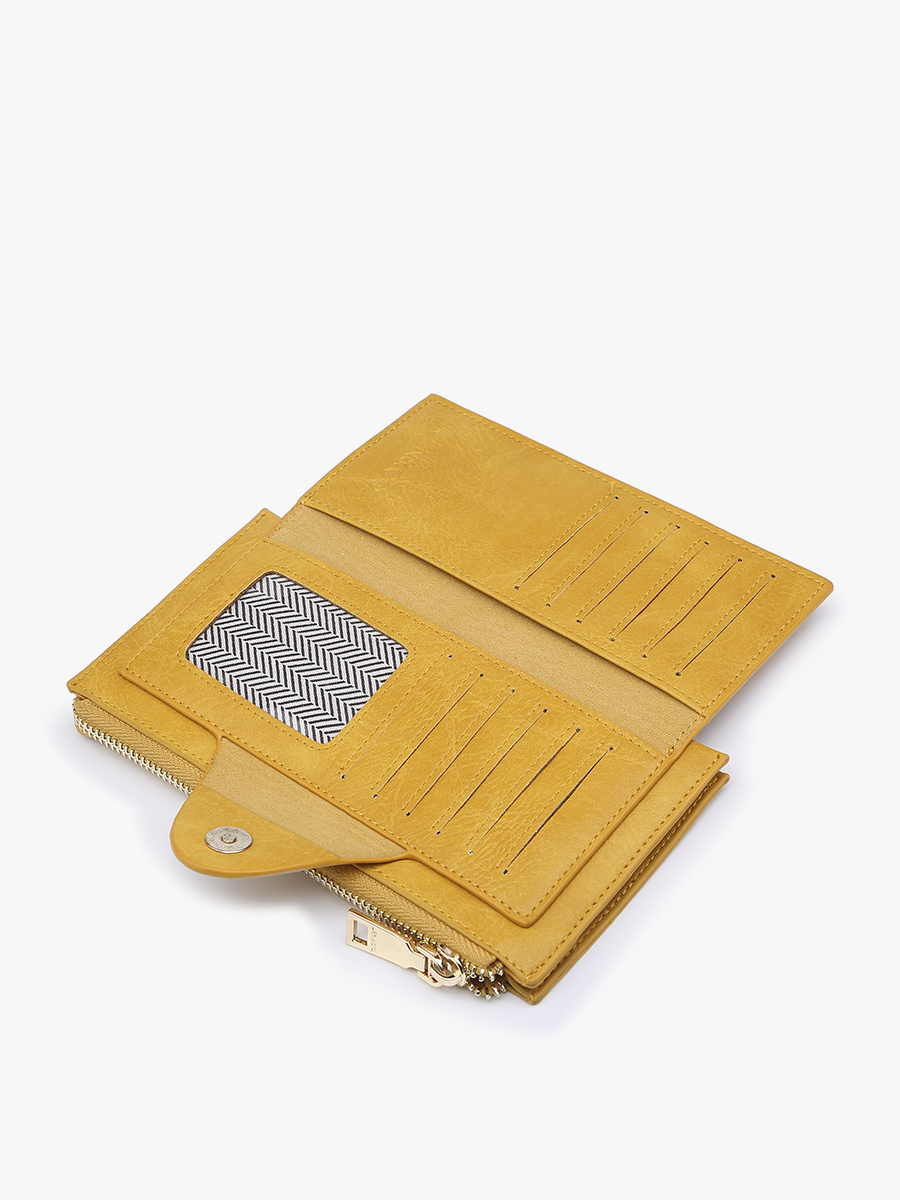 Kyla Vegan RFID Wallet - Jen & Co. vegan handbag