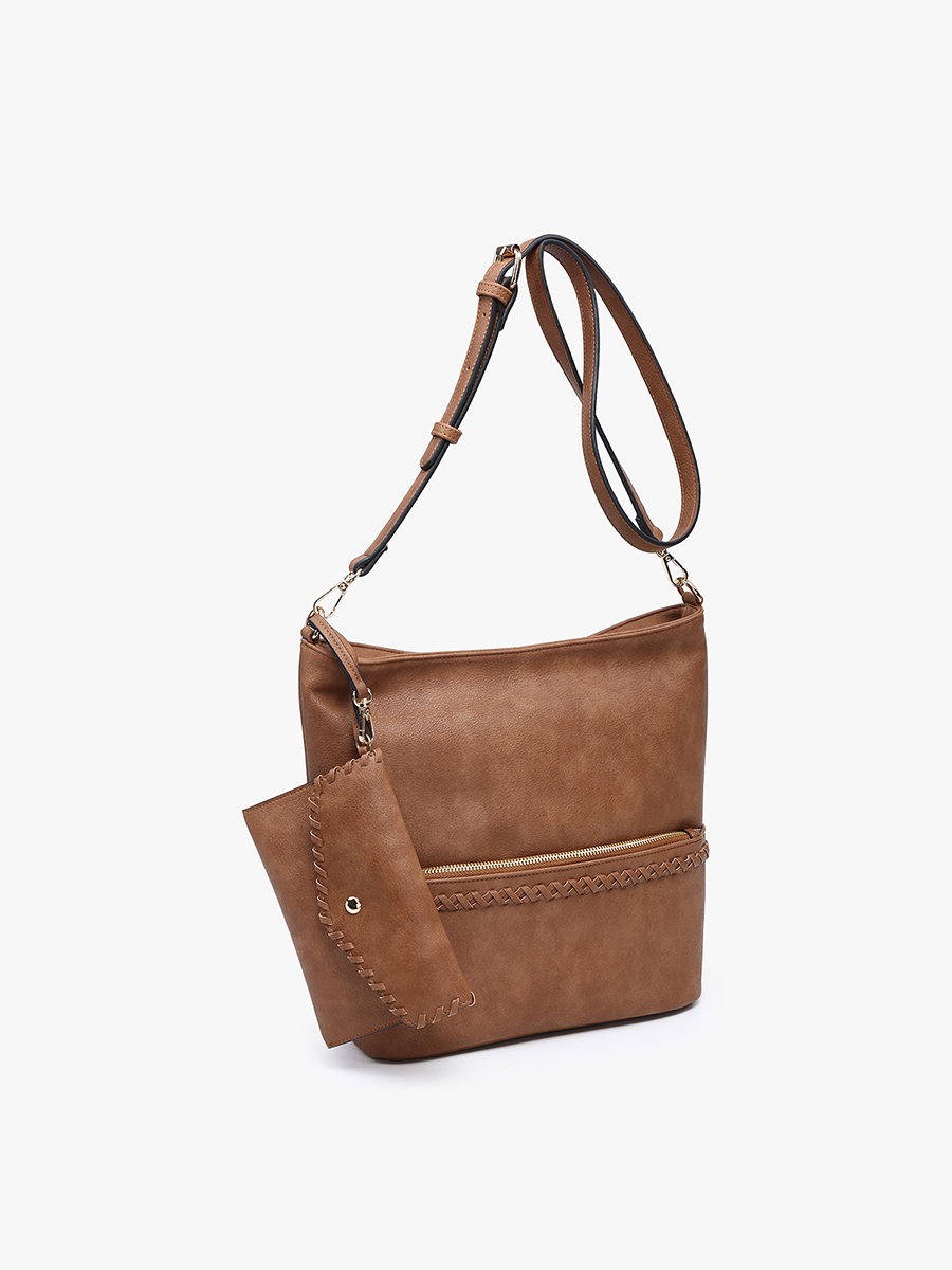 Cynthia Vegan Dist. Whipstitch Hobo