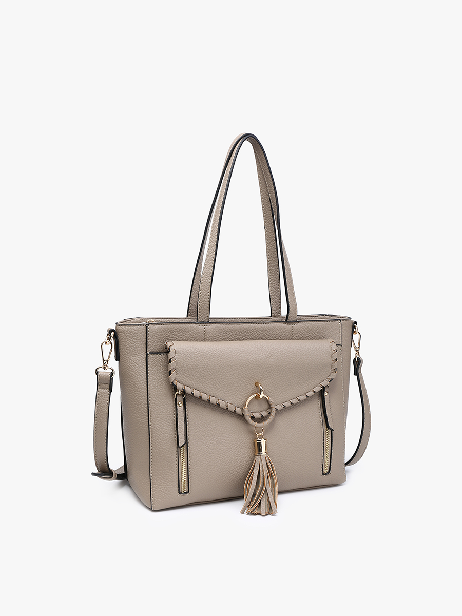 Phoebe Vegan Whipstitch Tote