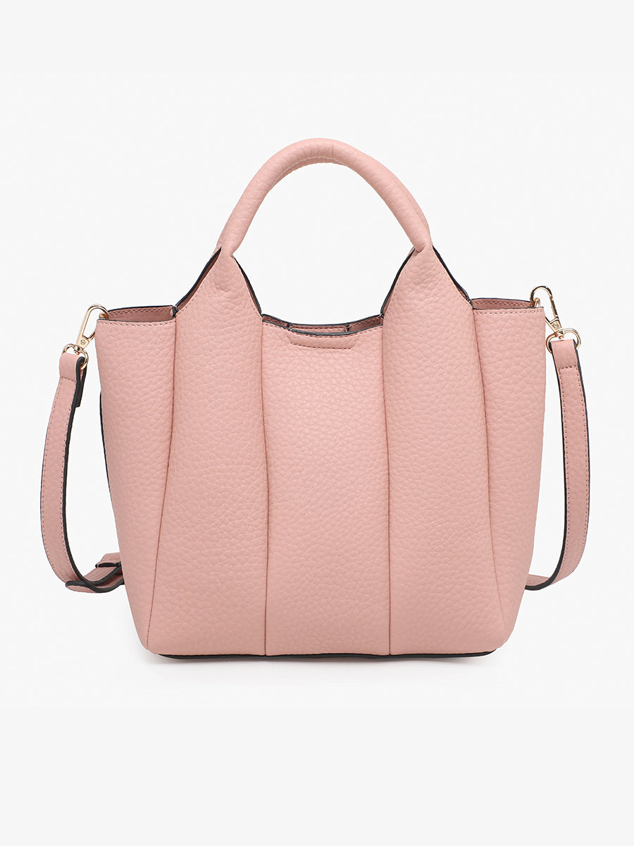 Maddox Vegan Pleated Satchel – Jen & Co.