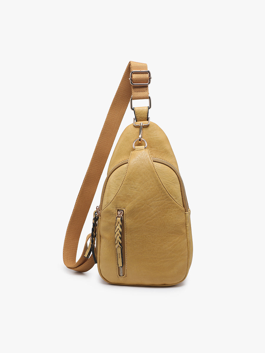 Nikki back packs and cross over Nikki Sling Pack Bag | Jen & Co. – Jen & Co main image 4