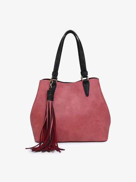 ハンドバッグ ETRO Woman Handbag Red WP2A0005AA073 R2723 Vegan Leather Handbags | Aliza Satchel | Jen & Co. – Jen & Co.