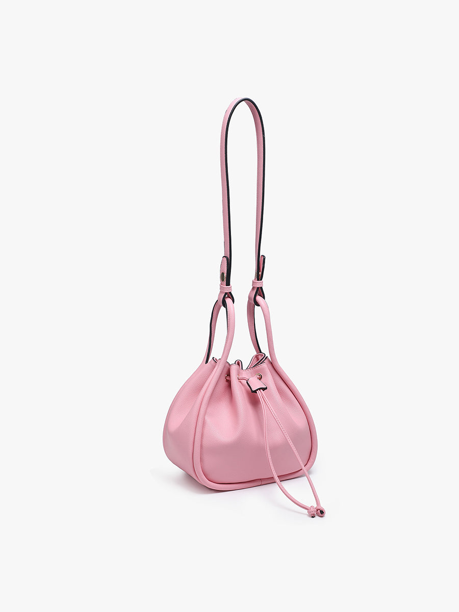 Sophie Vegan Drawstring Bucket Bag