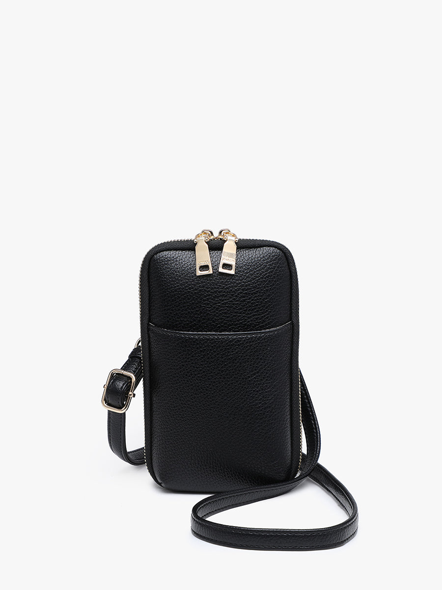 Payton Vegan Crossbody Black - Jen & Co. vegan handbag