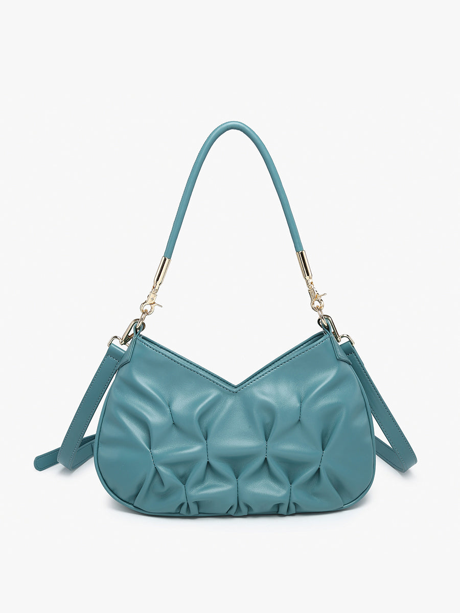 Matilda Vegan Ruched Shoulder Bag