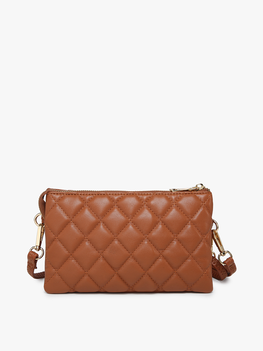 Riley Vegan Quilted Crossbody - Jen & Co. vegan handbag