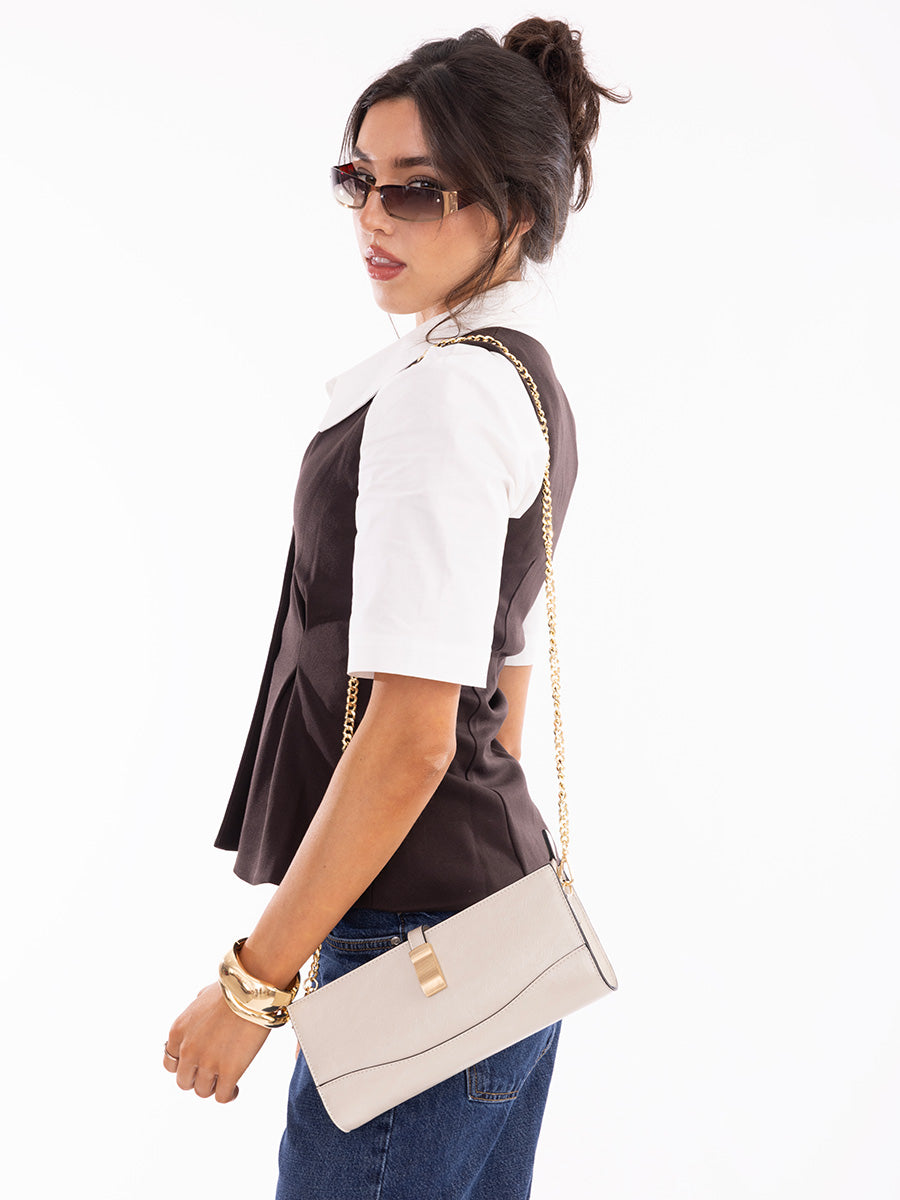 Paige Vegan Clutch - Jen & Co. vegan handbag