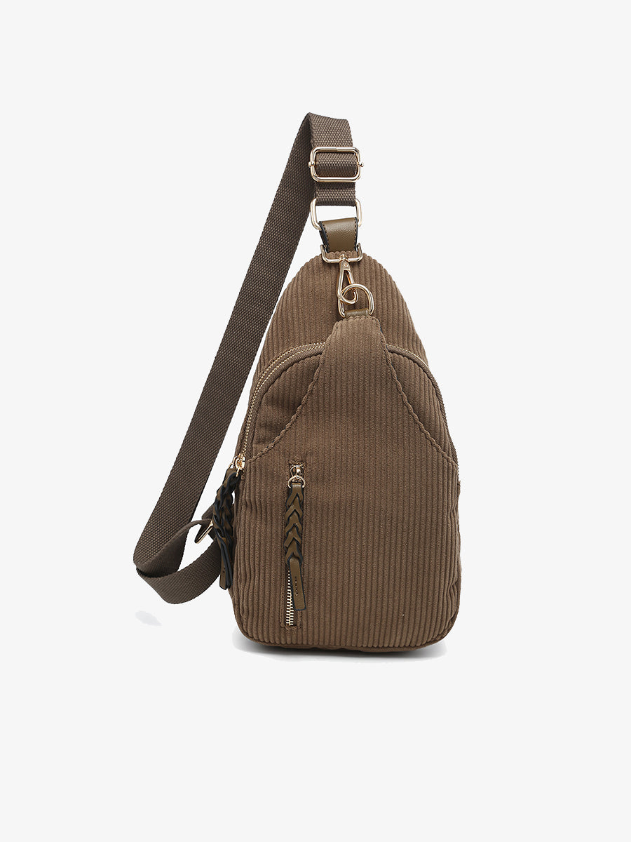 Nikki Corduroy Sling Bag