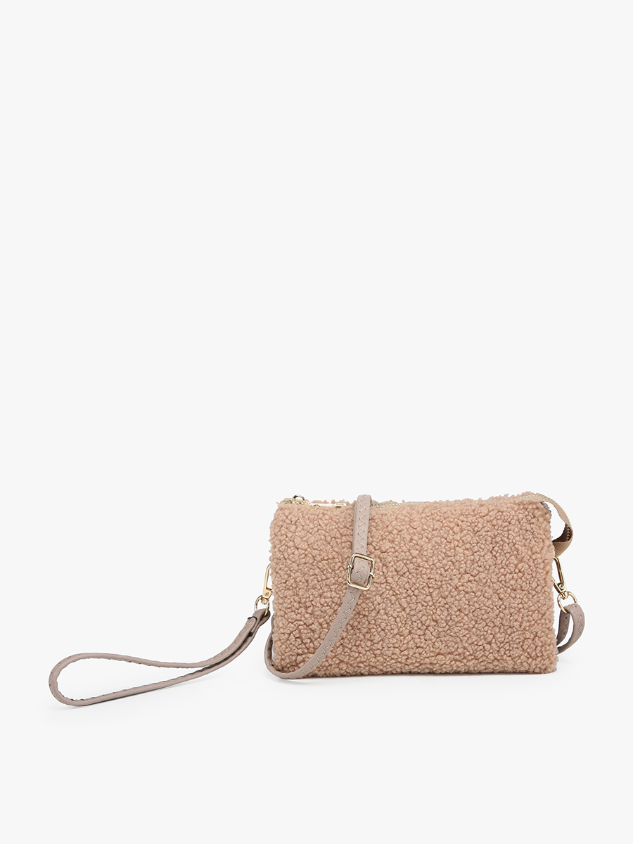 Riley Vegan Sherpa Crossbody