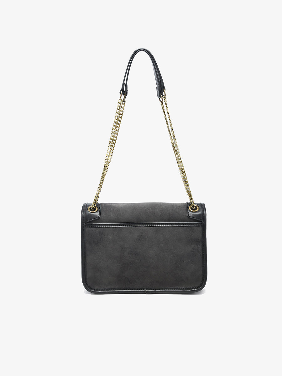 Nola Vegan Suede Crossbody - Jen & Co. vegan handbag