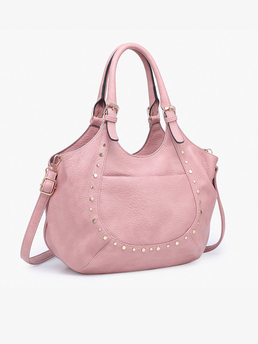 Kay Vegan Studded Hobo