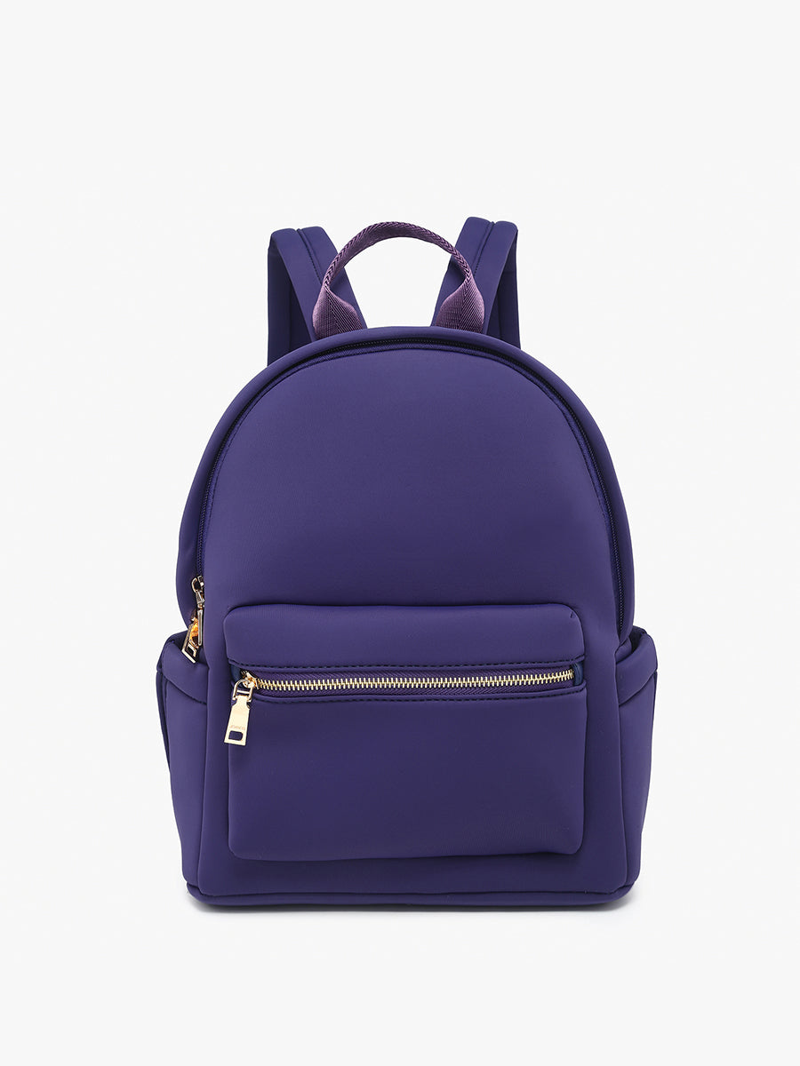 Tess Nylon Backpack Navy - Jen & Co. vegan handbag