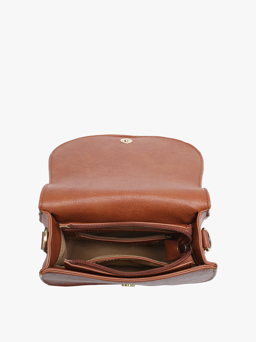 Georgie Vegan Front Detail Crossbody - Jen & Co. vegan handbag