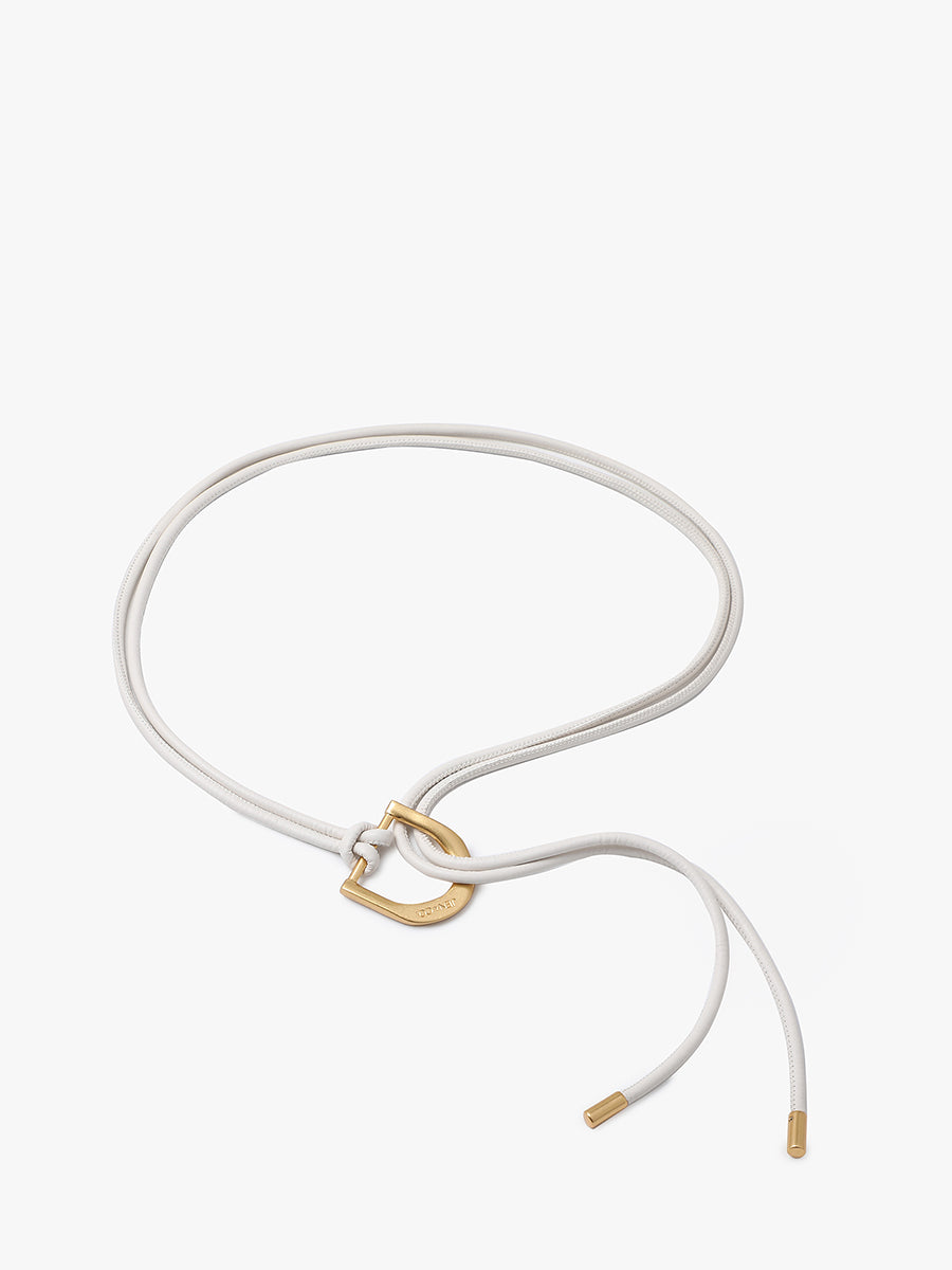 Vegan Leather Dual Strap Belt