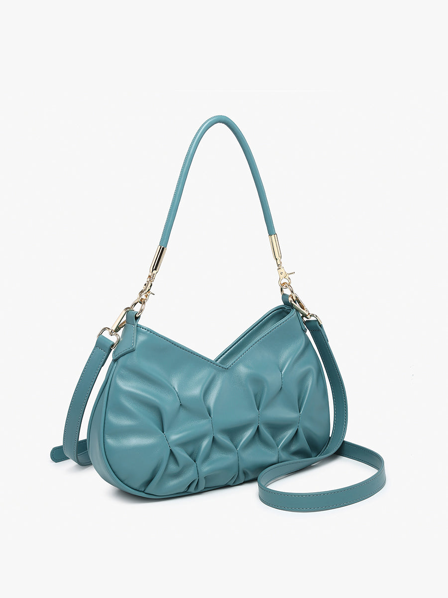 Matilda Vegan Ruched Shoulder Bag