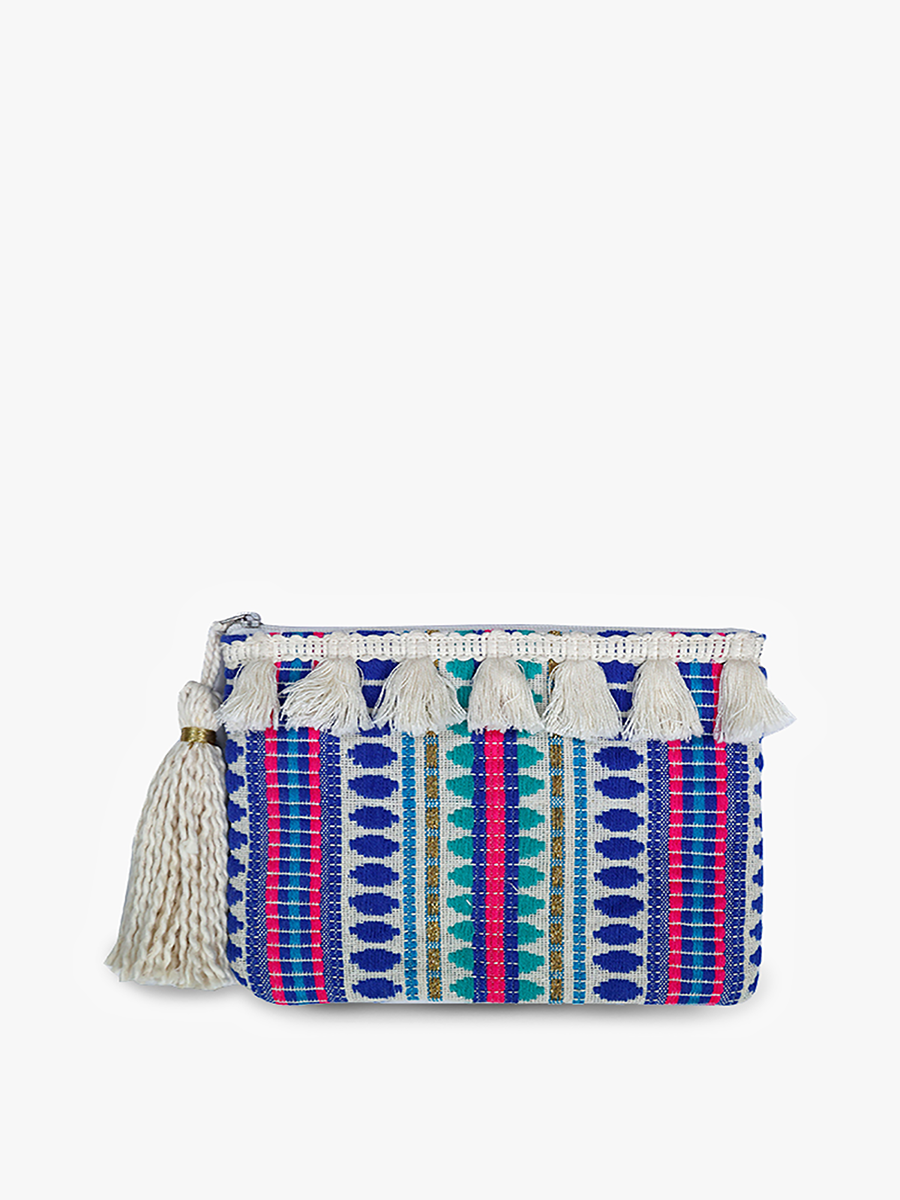 Faith Printed Cotton Pouch