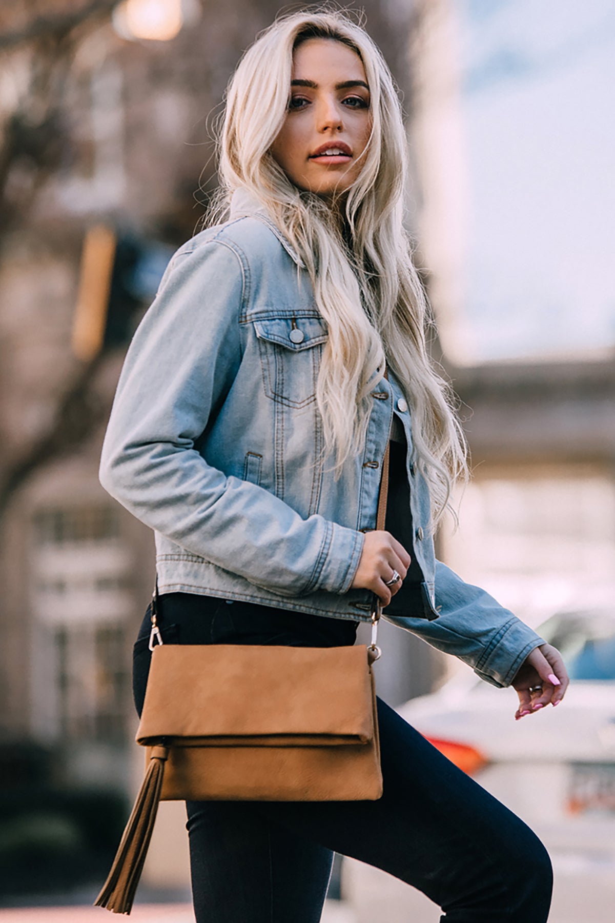 Austin Vegan Clutch/Crossbody in - Jen & Co. vegan handbag
