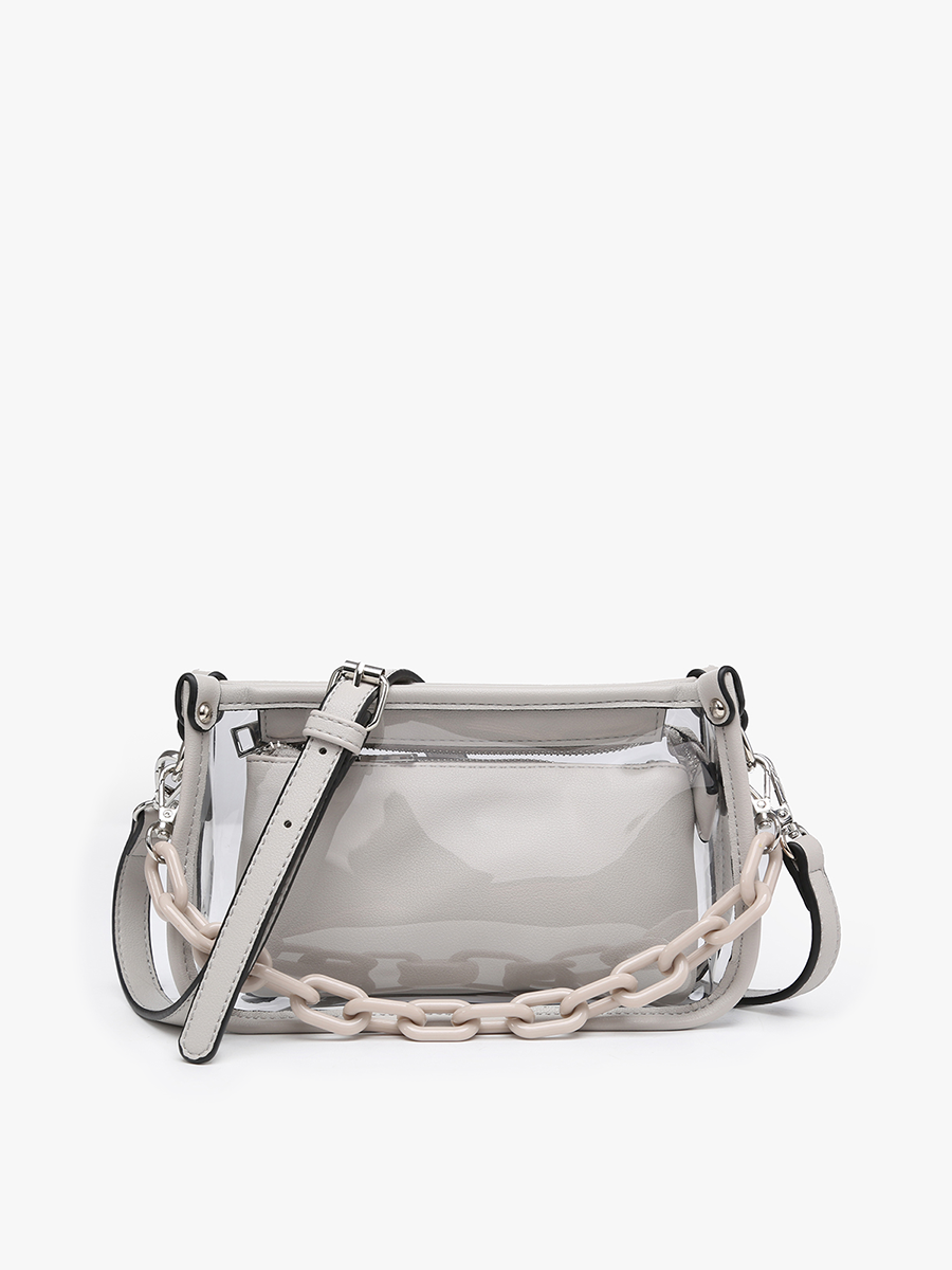 Jessica Vegan Clear Crossbody