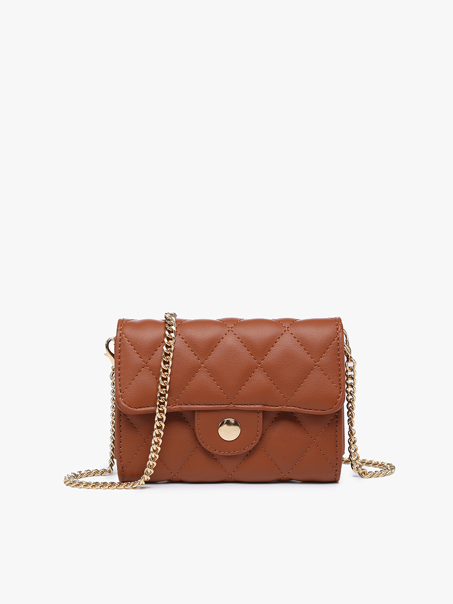 Everette Vegan Quilted Clutch/Crossbody